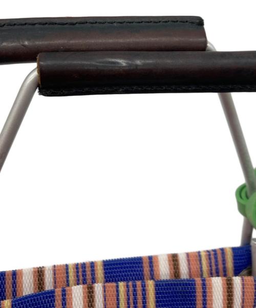 MARNI（マルニ）MARNI (マルニ) フラワーカフェショッピングバッグ ブルー×ピンクの古着・服飾アイテム