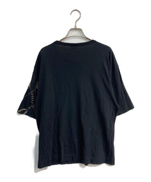 DRIES VAN NOTEN（ドリスヴァンノッテン）DRIES VAN NOTEN (ドリスヴァンノッテン) Embroidery Big T-Shirt ブラック サイズ:XSの古着・服飾アイテム