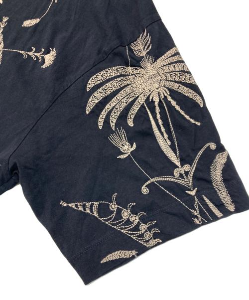 DRIES VAN NOTEN（ドリスヴァンノッテン）DRIES VAN NOTEN (ドリスヴァンノッテン) Embroidery Big T-Shirt ブラック サイズ:XSの古着・服飾アイテム