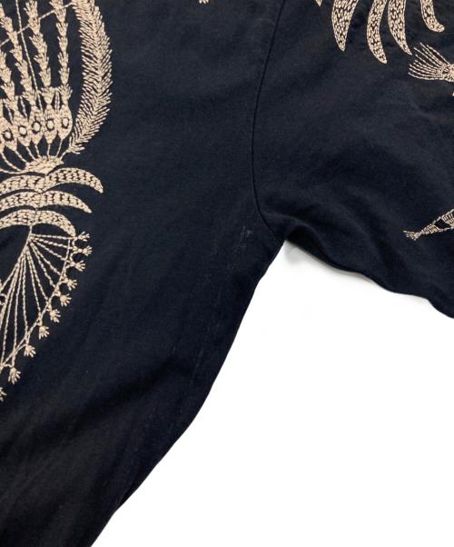 DRIES VAN NOTEN（ドリスヴァンノッテン）DRIES VAN NOTEN (ドリスヴァンノッテン) Embroidery Big T-Shirt ブラック サイズ:XSの古着・服飾アイテム