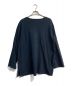 MAATEE&SONS（マーティーアンドサンズ）の古着「和紙 BOAT LONG SLEEVE」｜ネイビー