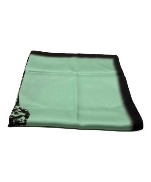 JIL SANDER（ジルサンダー）JIL SANDER (ジルサンダー) シルクスカーフ　 Jumping Man　J54TF0002 J40280 ブラック×グリーン サイズ:-の古着・服飾アイテム