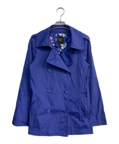 Max Mara WEEK END LINE（マックスマーラ ウイークエンドライン）Max Mara WEEK END LINE (マックスマーラ ウイークエンドライン) トレンチコート　50210647070 ブルー サイズ:42の古着・服飾アイテム