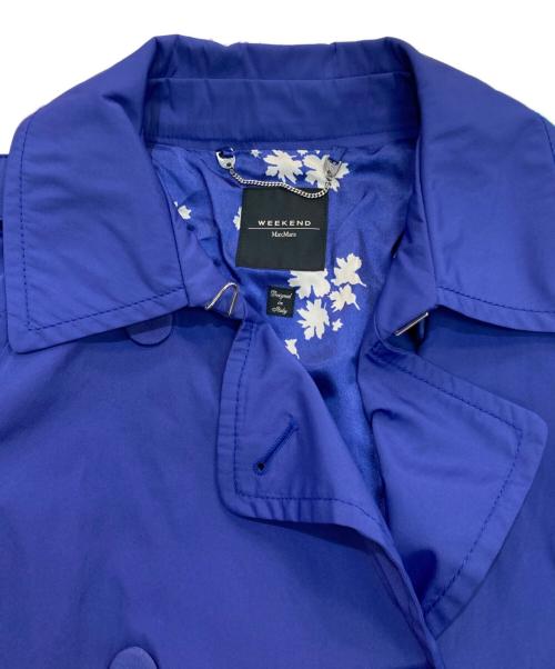 Max Mara WEEK END LINE（マックスマーラ ウイークエンドライン）Max Mara WEEK END LINE (マックスマーラ ウイークエンドライン) トレンチコート　50210647070 ブルー サイズ:42の古着・服飾アイテム