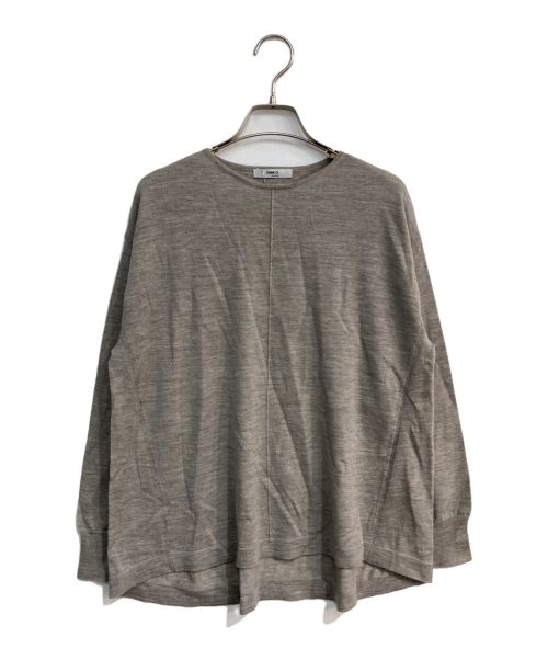 comme ca（コムサ）COMME CA (コムサ) 梳毛ウール プルオーバー　15-52II06 ベージュ サイズ:9 未使用品の古着・服飾アイテム