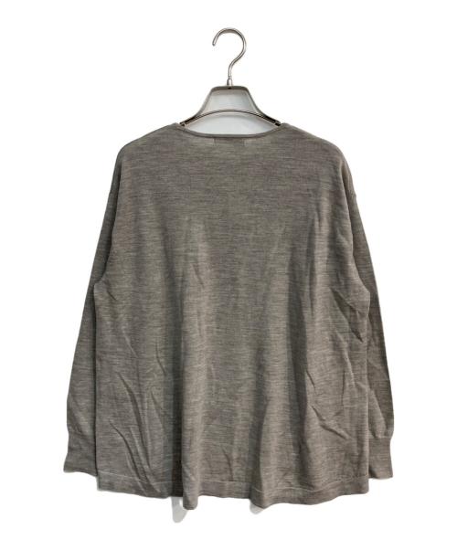 comme ca（コムサ）COMME CA (コムサ) 梳毛ウール プルオーバー　15-52II06 ベージュ サイズ:9 未使用品の古着・服飾アイテム