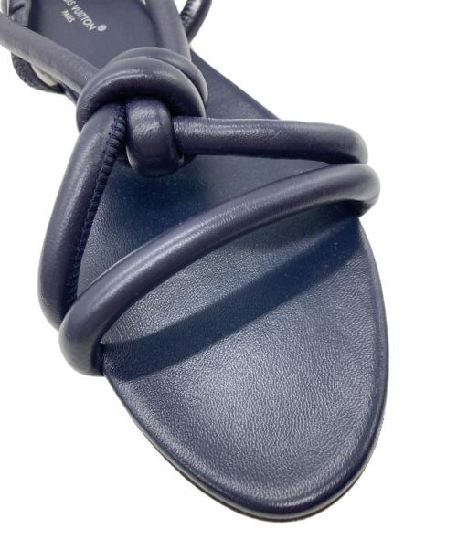 LOUIS VUITTON（ルイ ヴィトン）LOUIS VUITTON (ルイ ヴィトン) ループサンダル　リヴァージュ・ライン ネイビー サイズ:38の古着・服飾アイテム