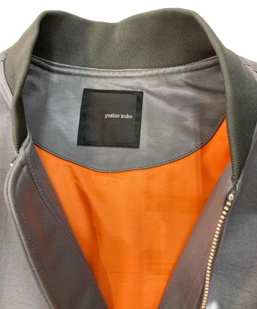 yoshio kubo（ヨシオクボ）yoshio kubo (ヨシオクボ) MA-1ジャケット　YKF16514 グリーン サイズ:1の古着・服飾アイテム