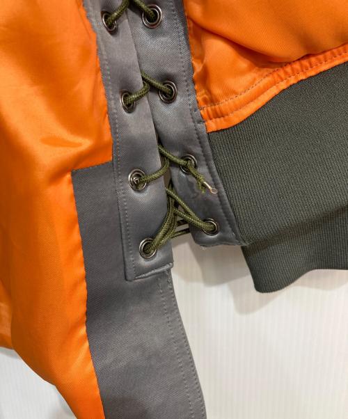 yoshio kubo（ヨシオクボ）yoshio kubo (ヨシオクボ) MA-1ジャケット　YKF16514 グリーン サイズ:1の古着・服飾アイテム