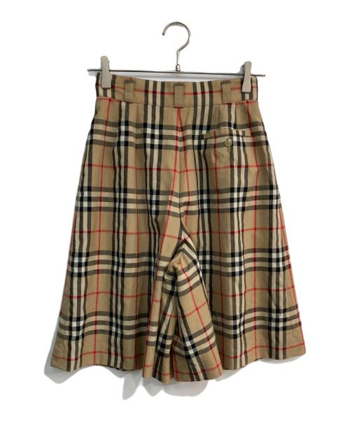 Burberry's（バーバリー）Burberry's (バーバリーズ) ノバチェックハーフパンツ ブラウン サイズ:9ARの古着・服飾アイテム