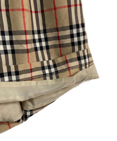 Burberry's（バーバリー）Burberry's (バーバリーズ) ノバチェックハーフパンツ ブラウン サイズ:9ARの古着・服飾アイテム