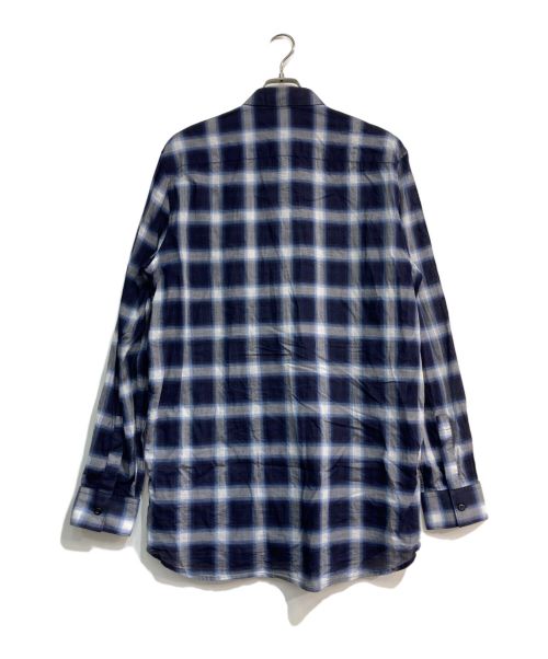 GIVENCHY（ジバンシィ）GIVENCHY (ジバンシィ) チェックシャツ 17S6008400 ネイビー×ホワイト サイズ:41の古着・服飾アイテム