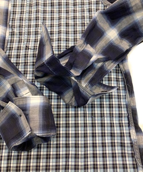 GIVENCHY（ジバンシィ）GIVENCHY (ジバンシィ) チェックシャツ 17S6008400 ネイビー×ホワイト サイズ:41の古着・服飾アイテム