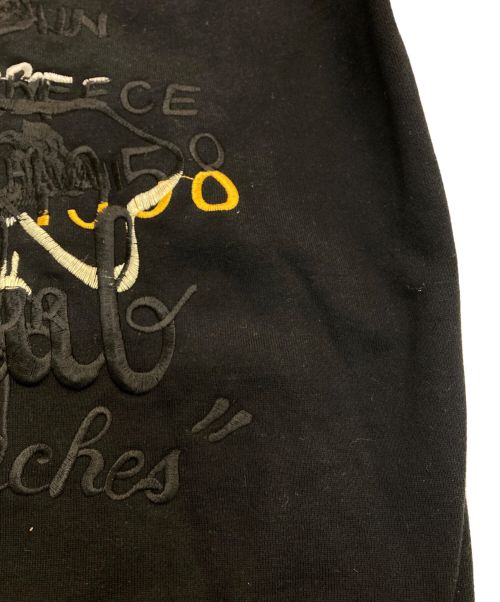 doublet（ダブレット）doublet (ダブレット) HIDDEN CHAOS EMBROIDERY HOODIE　20SS　20SS25CS148 ブラック サイズ:Mの古着・服飾アイテム