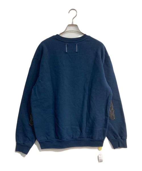 WHR（ダブルエイチアール）WHR (ダブルエイチアール) KELP ELBOW CREW ネイビー サイズ:03の古着・服飾アイテム