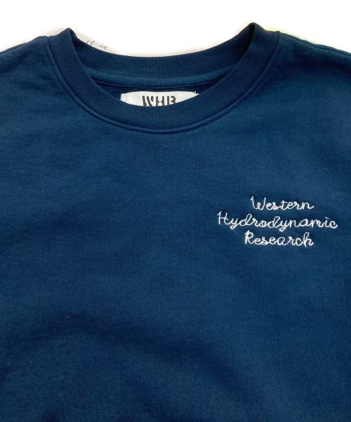 WHR（ダブルエイチアール）WHR (ダブルエイチアール) KELP ELBOW CREW ネイビー サイズ:03の古着・服飾アイテム