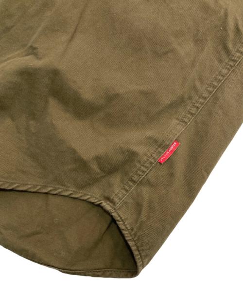 stussy（ステューシー）stussy (ステューシー) 半袖シャツ　OLD STUSSY 紺タグ オリーブ サイズ:Lの古着・服飾アイテム