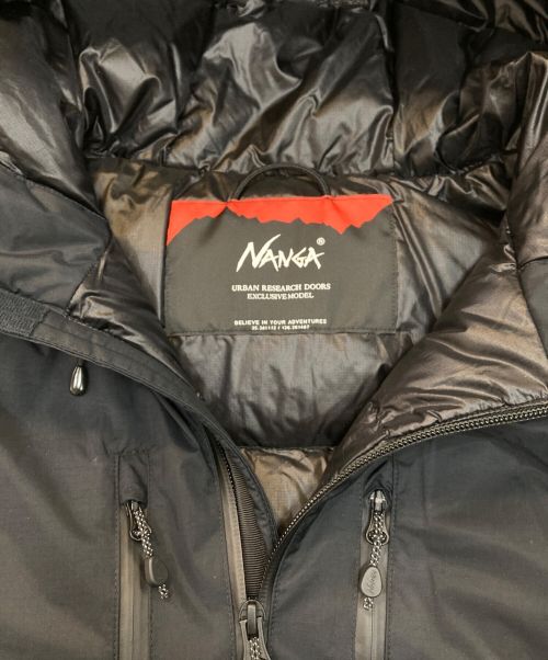 NANGA（ナンガ）NANGA (ナンガ) URBAN RESEARCH DOORS (アーバンリサーチドアーズ) 別注 AURORA TEX DOWN PARKA　DM47-24D202-F ネオブラック サイズ:M 未使用品の古着・服飾アイテム