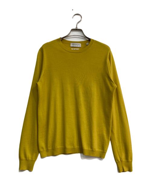 TOMORROW LAND tricot（トゥモローランド トリコ）TOMORROW LAND tricot (トゥモローランド トリコ) ハイゲージクルーネックニット イエロー サイズ:XSの古着・服飾アイテム