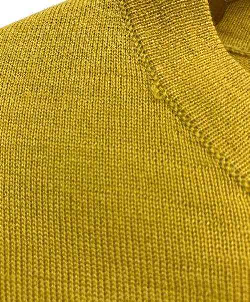 TOMORROW LAND tricot（トゥモローランド トリコ）TOMORROW LAND tricot (トゥモローランド トリコ) ハイゲージクルーネックニット イエロー サイズ:XSの古着・服飾アイテム