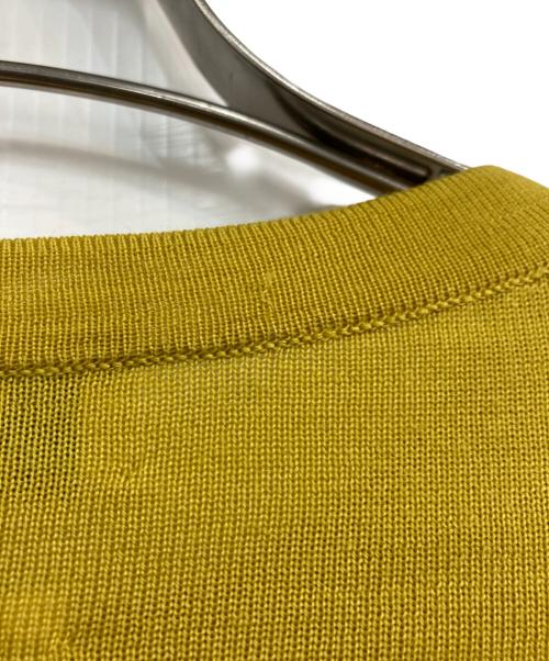 TOMORROW LAND tricot（トゥモローランド トリコ）TOMORROW LAND tricot (トゥモローランド トリコ) ハイゲージクルーネックニット イエロー サイズ:XSの古着・服飾アイテム