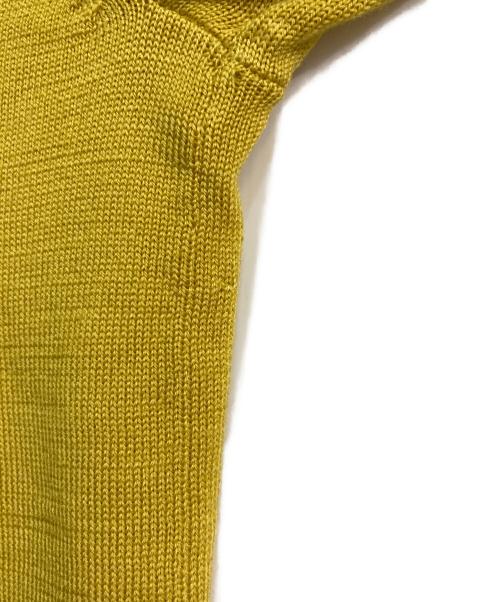 TOMORROW LAND tricot（トゥモローランド トリコ）TOMORROW LAND tricot (トゥモローランド トリコ) ハイゲージクルーネックニット イエロー サイズ:XSの古着・服飾アイテム