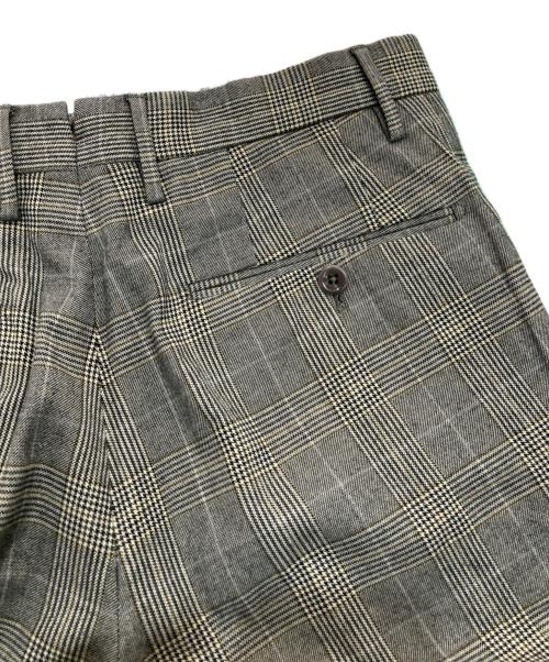 INCOTEX（インコテックス）INCOTEX (インコテックス) SLIM FITチェックスラックス グレー サイズ:42の古着・服飾アイテム