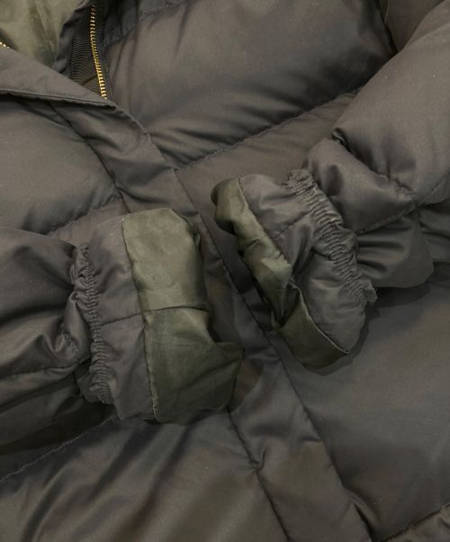 green label relaxing（グリーンレーベルリラクシング）green label relaxing (グリーンレーベルリラクシング) ファー フード ショート ダウン コート ネイビー サイズ:36の古着・服飾アイテム