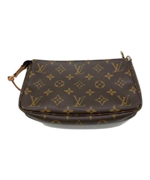 LOUIS VUITTON（ルイ ヴィトン）LOUIS VUITTON (ルイ ヴィトン) ポシェット・アクセソワール　M40712 ブラウンの古着・服飾アイテム