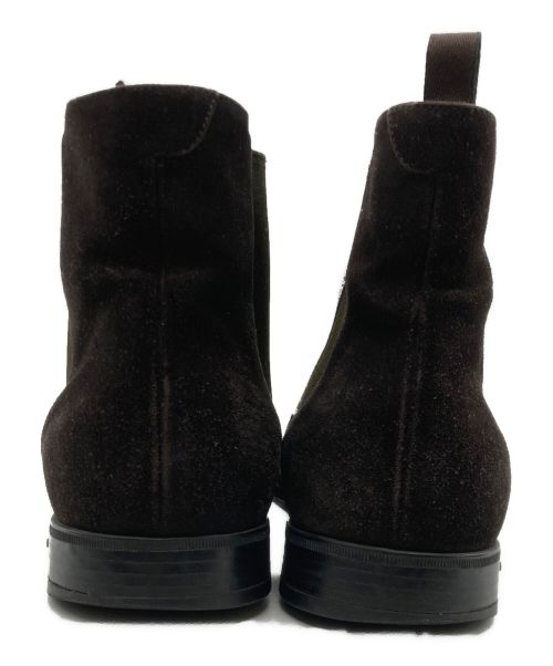 PRADA（プラダ）PRADA (プラダ) スウェードサイドアゴアブーツ　2TC028 ブラウン サイズ:9の古着・服飾アイテム