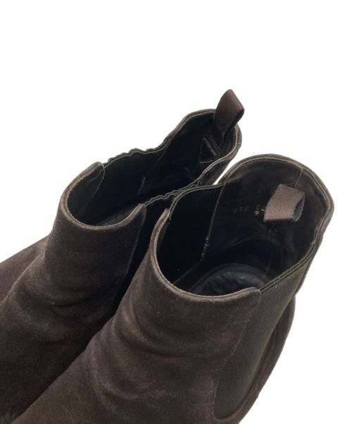 PRADA（プラダ）PRADA (プラダ) スウェードサイドアゴアブーツ　2TC028 ブラウン サイズ:9の古着・服飾アイテム