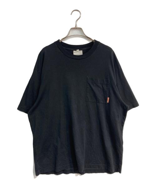 Acne studios（アクネ ストゥディオス）ACNE STUDIOS (アクネ ストゥディオス) パッチポケットコットンTシャツ　FN-MN-TSHI000242 ブラック サイズ:Lの古着・服飾アイテム
