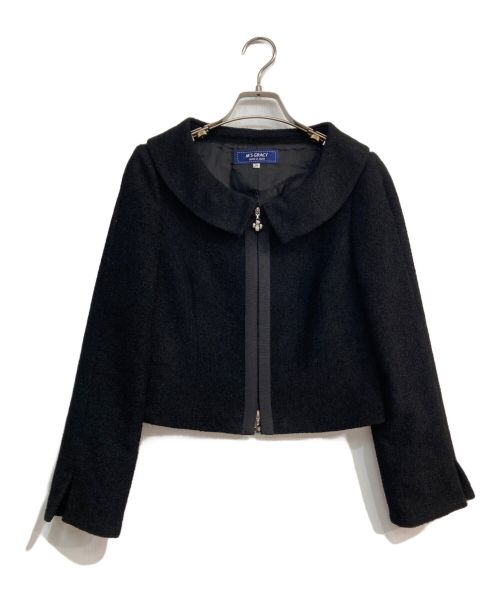 M'S GRACY（エムズグレイシー）M'S GRACY (エムズグレイシー) 襟付ジャケット　FS724517 ブラック サイズ:36の古着・服飾アイテム