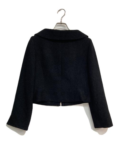 M'S GRACY（エムズグレイシー）M'S GRACY (エムズグレイシー) 襟付ジャケット　FS724517 ブラック サイズ:36の古着・服飾アイテム