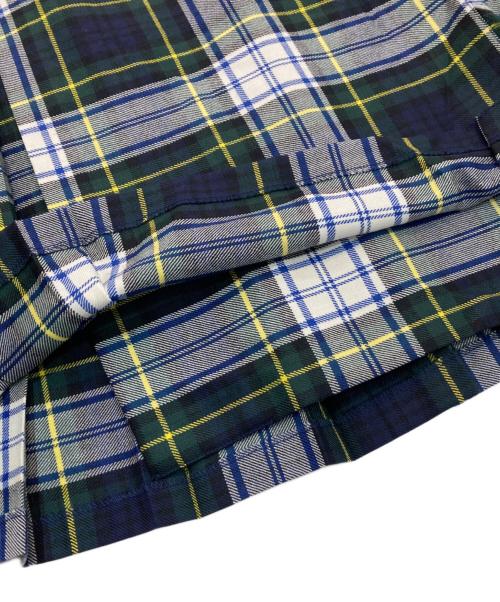 O'NEIL OF DUBLIN（オニールオブダブリン）O'NEIL OF DUBLIN (オニールオブダブリン) ラップチェックスカート グリーン×イエロー サイズ:US 6の古着・服飾アイテム