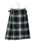 O'NEIL OF DUBLIN（オニールオブダブリン）の古着「ラップチェックスカート」｜グリーン×イエロー