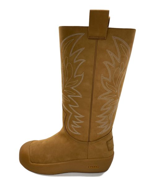 BALLY（バリー）BALLY (バリー) LEATHER CURLING COWBOY BOOTS ベージュ サイズ:42Eの古着・服飾アイテム