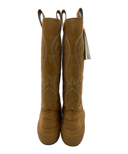 BALLY（バリー）BALLY (バリー) LEATHER CURLING COWBOY BOOTS ベージュ サイズ:42Eの古着・服飾アイテム