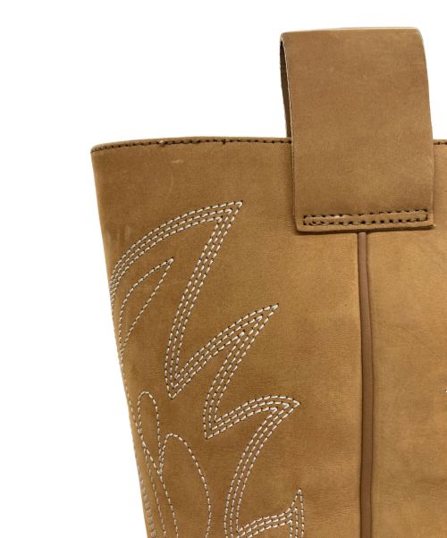 BALLY（バリー）BALLY (バリー) LEATHER CURLING COWBOY BOOTS ベージュ サイズ:42Eの古着・服飾アイテム