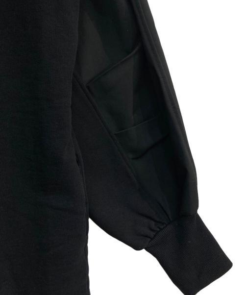 Adam et Rope（アダム エ ロペ）Adam et Rope (アダム エ ロペ) スウェットコンビベルテッドワンピース WEB限定 25年予約商品　GAE-54570-B ブラック サイズ:Freeの古着・服飾アイテム