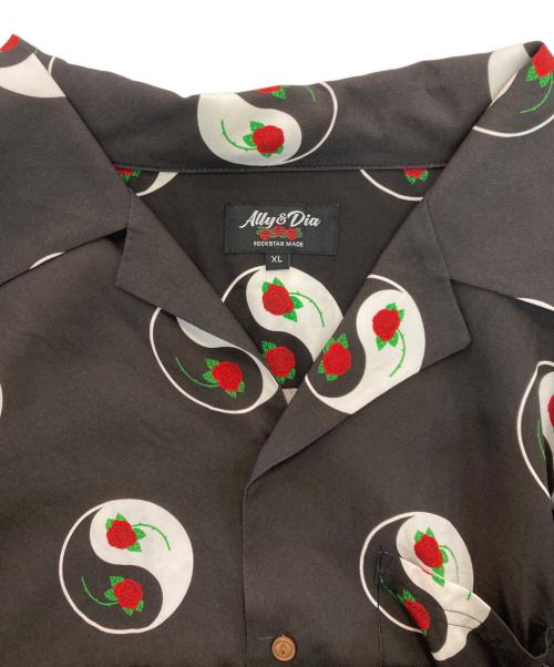 ALLY & DIA（アリーアンドダイア）ALLY & DIA (アリーアンドダイア) アロハシャツ　AD22SU002 ブラウン サイズ:XLの古着・服飾アイテム