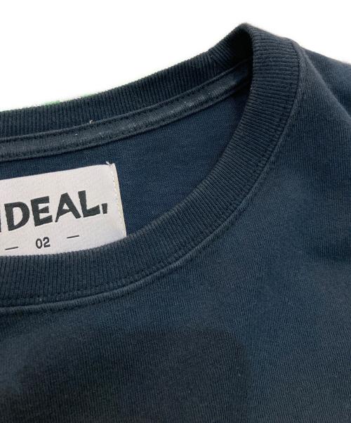 GIDEAL（-）GIDEAL (-) DISCOVERED (ディスカバード) リメイクバンドTシャツ ブラック×ネイビー サイズ:02の古着・服飾アイテム