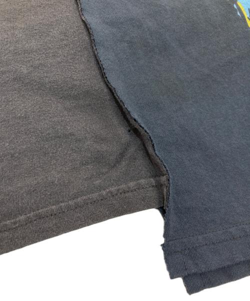 GIDEAL（-）GIDEAL (-) DISCOVERED (ディスカバード) リメイクバンドTシャツ ブラック×ネイビー サイズ:02の古着・服飾アイテム