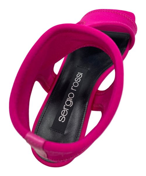 sergio rossi（セルジオロッシ）sergio rossi (セルジオロッシ) sr JAME - SAMDAL ピンク サイズ:36の古着・服飾アイテム