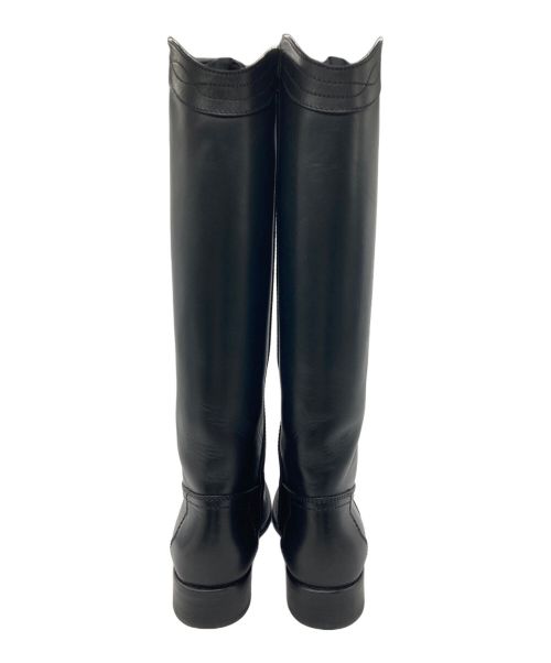 Saint Laurent Paris（サンローランパリ）Saint Laurent Paris (サンローランパリ) Calfskin Kate 105 Western Knee High Boots ブラック サイズ:36 1/2の古着・服飾アイテム