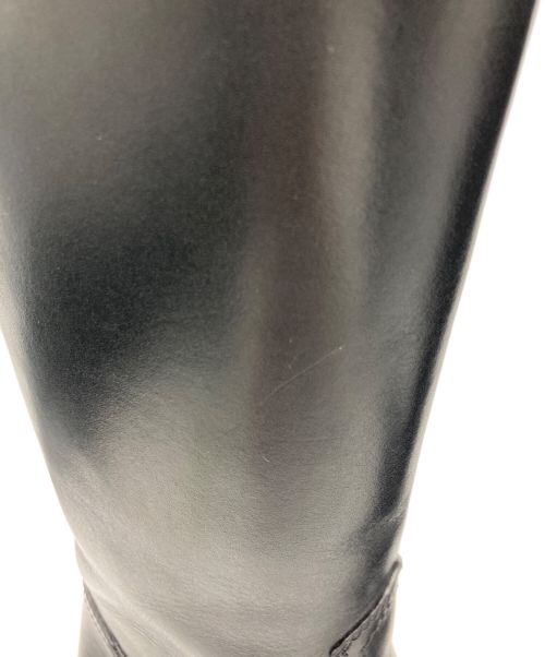 Saint Laurent Paris（サンローランパリ）Saint Laurent Paris (サンローランパリ) Calfskin Kate 105 Western Knee High Boots ブラック サイズ:36 1/2の古着・服飾アイテム