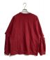 SHAREEF (シャリーフ) SEPARATE SLEEVE BIG SWEAT　19315044 レッド サイズ:1：4000円