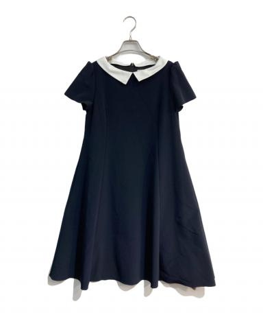 Foxey New York ネイビー　半袖ひざ丈ワンピース 楽天市場】FOXEY NEW YORKフォクシーニューヨーク 34092 OUT PLEAT