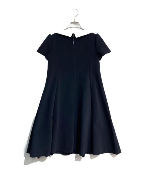 FOXEY NEWYORK（フォクシーニューヨーク）FOXEY NEWYORK (フォクシーニューヨーク) 襟付きドレス アカペラワンピース　24年モデル　44664-NAOOE ネイビー サイズ:38の古着・服飾アイテム