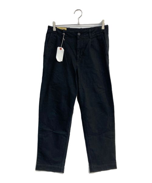 seven by seven（セブンバイセブン）SEVEN BY SEVEN (セブンバイセブン) Triple weave sweat ガーメントダイスウェットトラウザーズパンツ　800-1240026 ブラック サイズ:Sの古着・服飾アイテム